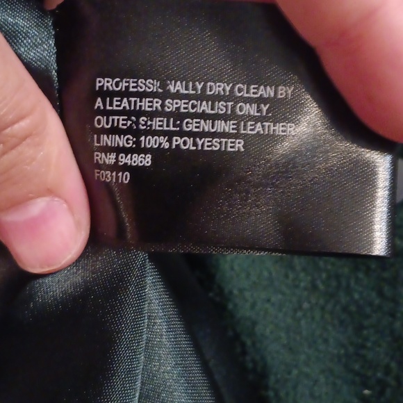 Bernardo Green Blazer Classic Cut Suede Large - Picture 4 of 9